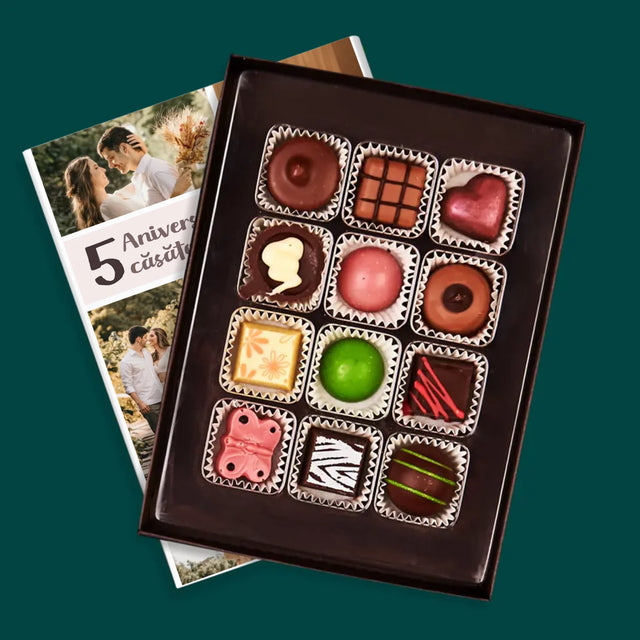 Colaj De Fotografii: A 5-A Aniversare A Nunții - Praline