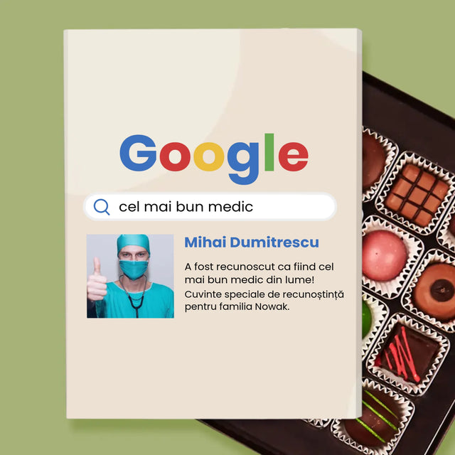 Fotografie Si Semnătură: Cel Mai Bun Medic Rezultat Google - Praline
