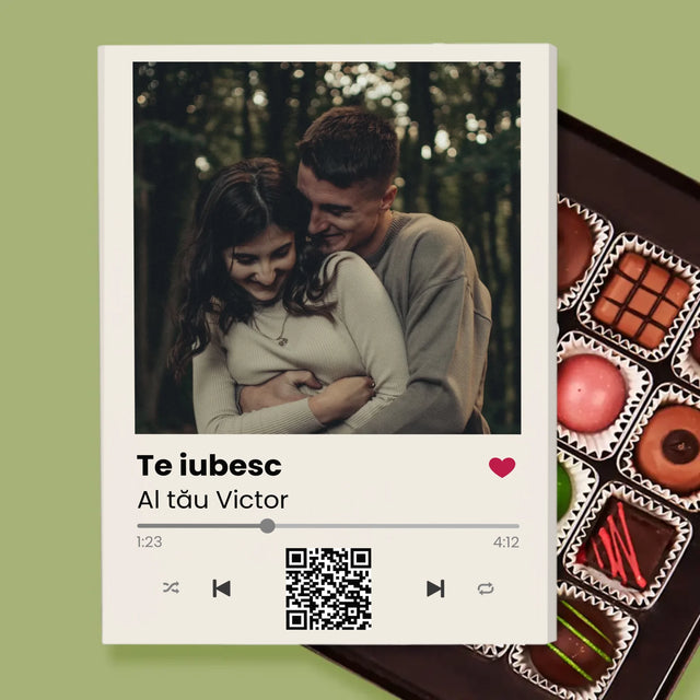 Fotografie Si Semnătură: Spotify Cu Cod Qr - Praline