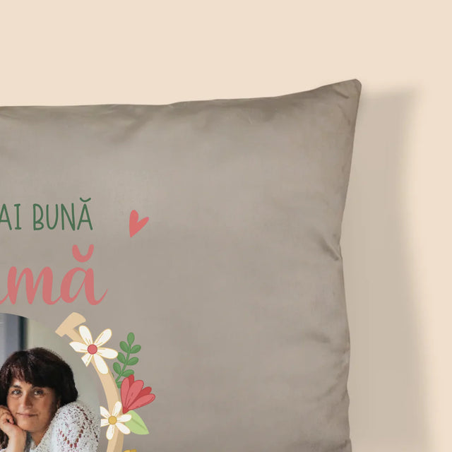 Fotografie Si Semnătură: Cea Mai Bună Mamă Lumea - Pernă (Cu Fotografie)