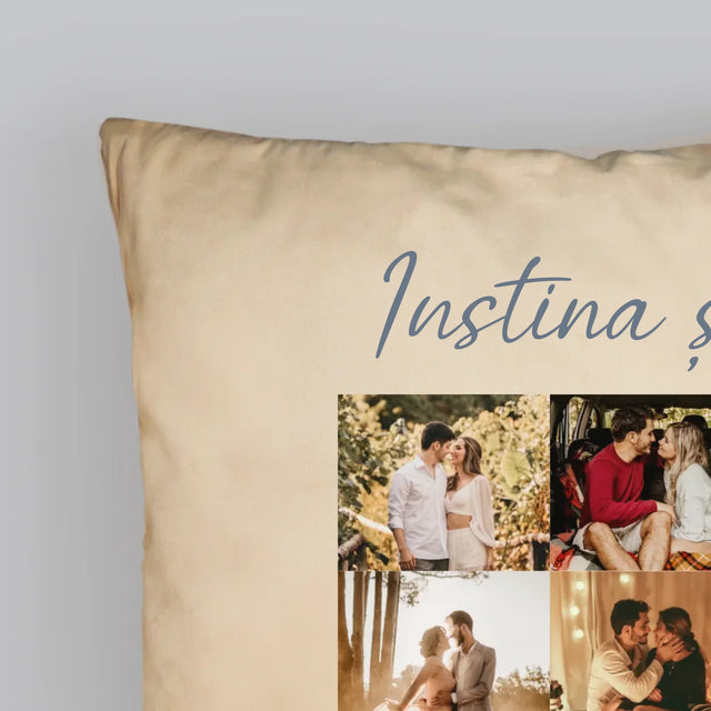 Colaj De Fotografii: 5 Ani Împreună - Pernă (Cu Fotografie)