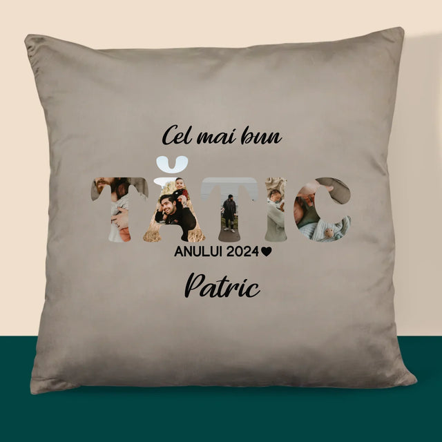 Cuvânt Din Fotografii: Cel Mai Bun Tată Al Anului - Pernă (Cu Fotografie)