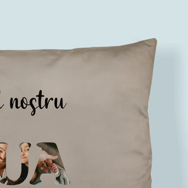 Cuvânt Din Fotografii: Prima Noastră Zi În Rolul De Tată - Pernă (Cu Fotografie)