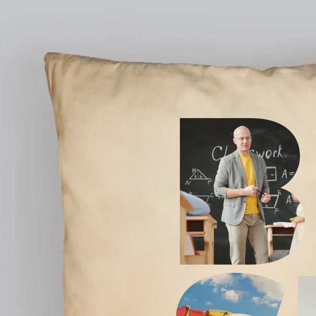 Cuvânt Din Fotografii: Best Teacher Elemente Chimice - Pernă (Cu Fotografie)