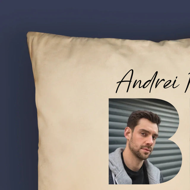 Cuvânt Din Fotografii: Best Teacher - Pernă (Cu Fotografie)