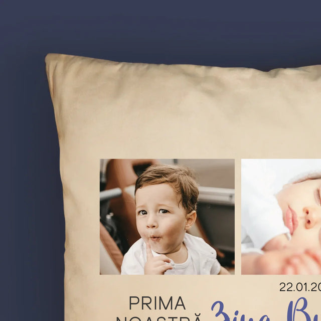 Colaj De Fotografii: Prima Ziua Bunicului - Pernă (Cu Fotografie)