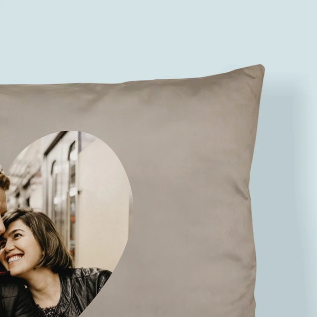 Fotografie Si Semnătură: Cântecul Nostru Inimă Cod Qr - Pernă (Cu Fotografie)