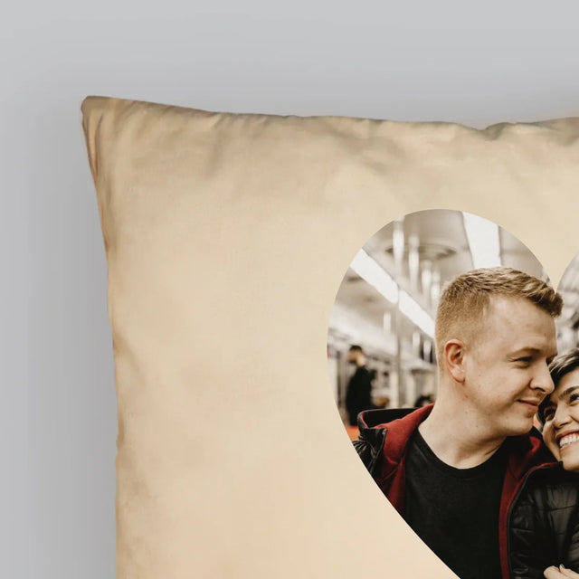 Fotografie Si Semnătură: Cântecul Nostru Inimă Cod Qr - Pernă (Cu Fotografie)