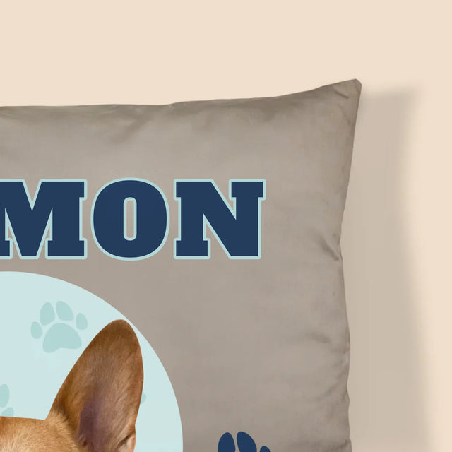 Personajul Tău: Câinele Tău Varsity - Pernă (Cu Fotografie)