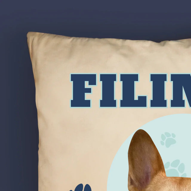 Personajul Tău: Câinele Tău Varsity - Pernă (Cu Fotografie)