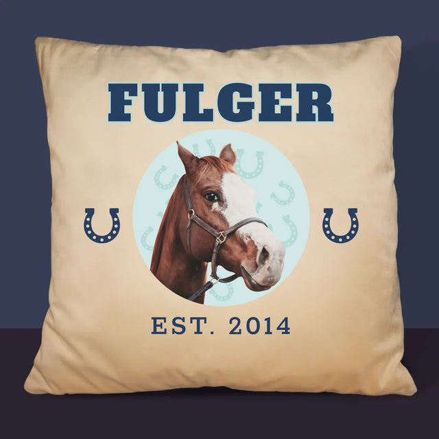 Personajul Tău: Calul Tău Varsity - Pernă (Cu Fotografie)