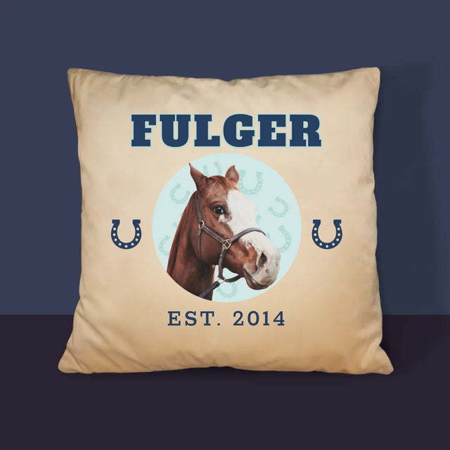 Personajul Tău: Calul Tău Varsity - Pernă (Cu Fotografie)