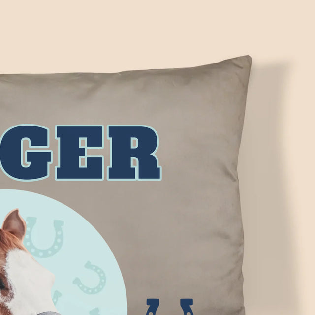 Personajul Tău: Calul Tău Varsity - Pernă (Cu Fotografie)