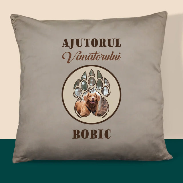 Formă Din Fotografii: Ajutorul Vânătorului - Pernă (Cu Fotografie)