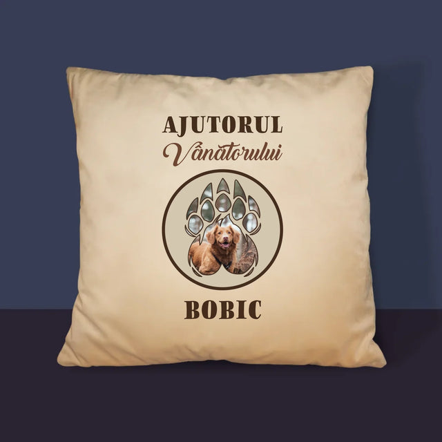 Formă Din Fotografii: Ajutorul Vânătorului - Pernă (Cu Fotografie)