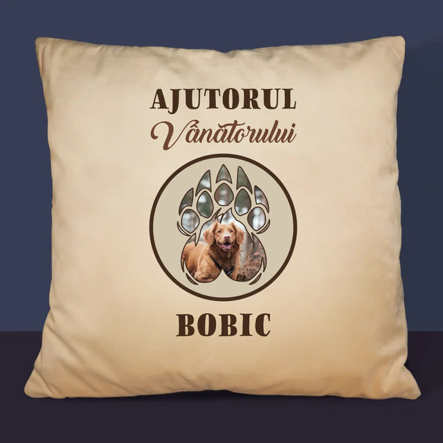 Formă Din Fotografii: Ajutorul Vânătorului - Pernă (Cu Fotografie)