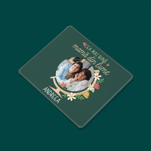 Fotografie Si Semnătură: Cea Mai Bună Mamă Lumea - Mouse Pad