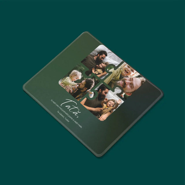 Colaj De Fotografii: Puzzle Fotografie Pentru Tata - Mouse Pad