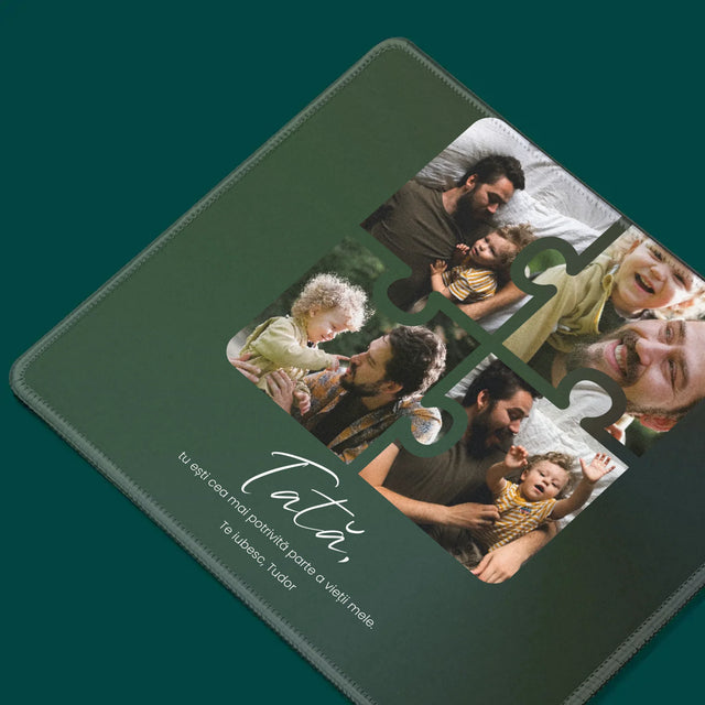 Colaj De Fotografii: Puzzle Fotografie Pentru Tata - Mouse Pad