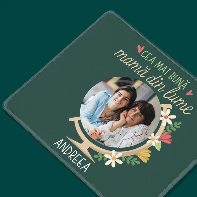 Fotografie Si Semnătură: Cea Mai Bună Mamă Lumea - Mouse Pad