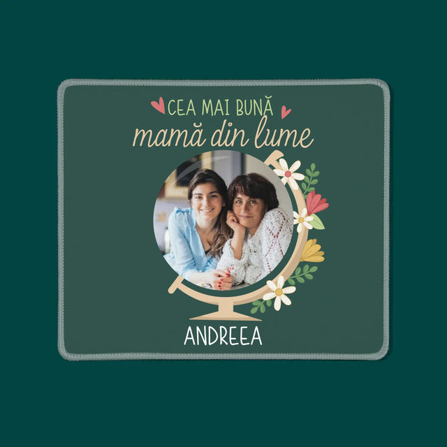 Fotografie Si Semnătură: Cea Mai Bună Mamă Lumea - Mouse Pad