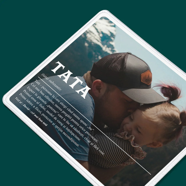 Fotografie Si Semnătură: Definiția Tată - Mouse Pad