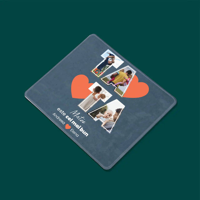 Colaj De Fotografii: Tata Este Cel Mai Bun - Mouse Pad
