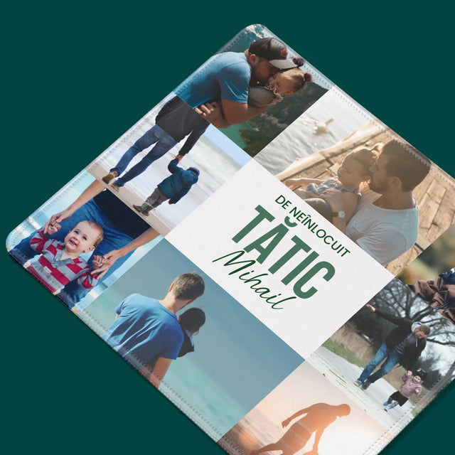 Colaj De Fotografii: Tată De Neînlocuit - Mouse Pad