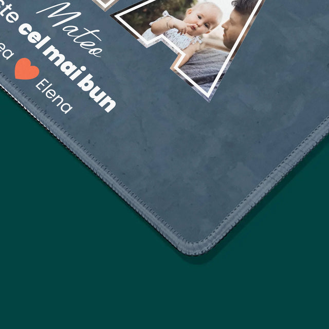 Colaj De Fotografii: Tata Este Cel Mai Bun - Mouse Pad