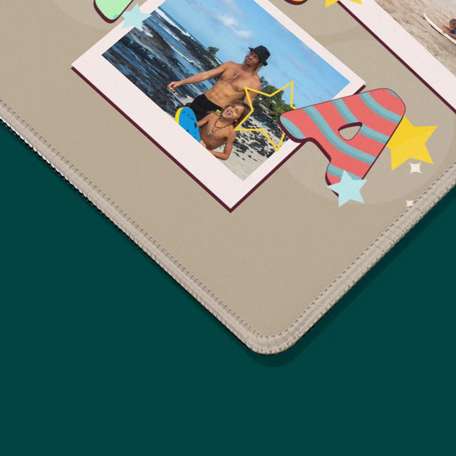 Colaj De Fotografii: Litere Tată - Mouse Pad