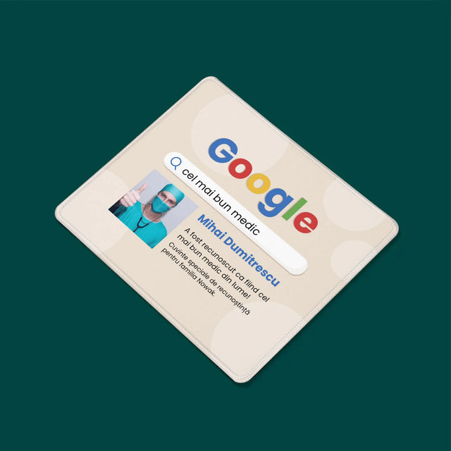 Fotografie Si Semnătură: Cel Mai Bun Medic Rezultat Google - Mouse Pad