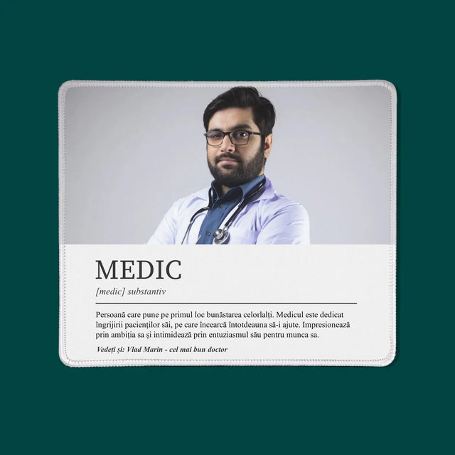 Fotografie Si Semnătură: Definiția Medicului - Mouse Pad