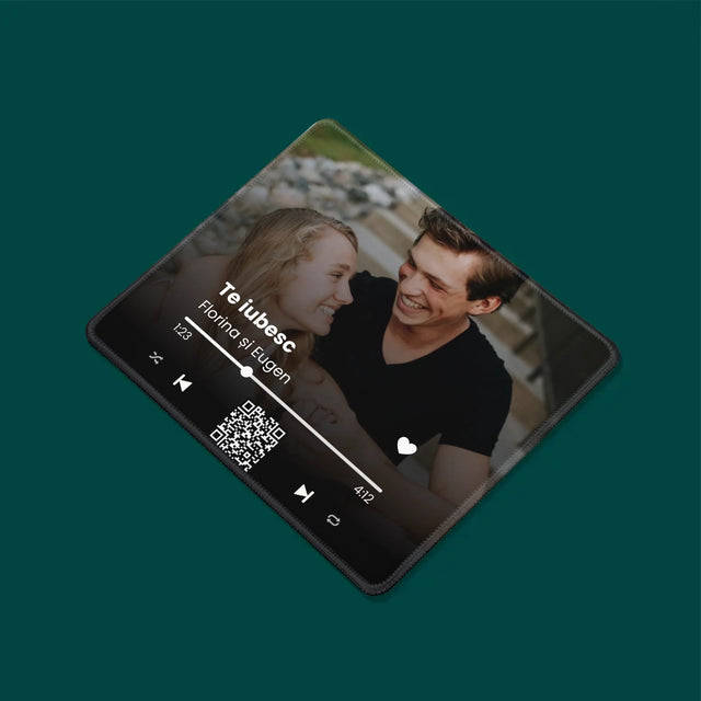 Fotografie Si Semnătură: Cântecul Vostru Cu Cod Qr - Mouse Pad