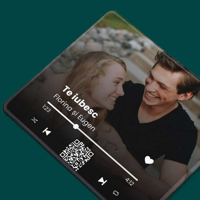 Fotografie Si Semnătură: Cântecul Vostru Cu Cod Qr - Mouse Pad