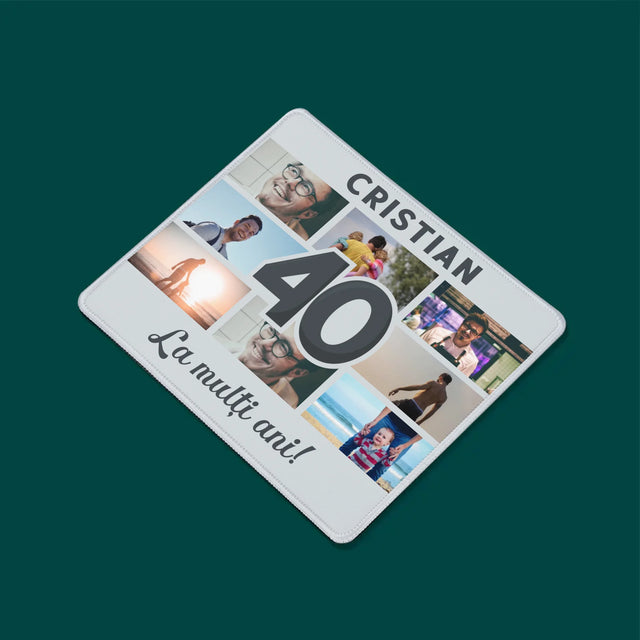 Colaj De Fotografii: 40 De Ani - Mouse Pad
