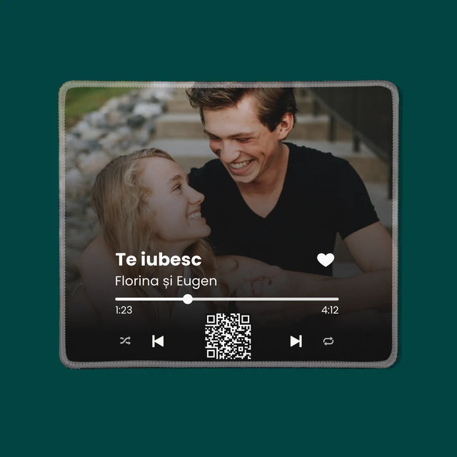 Fotografie Si Semnătură: Cântecul Vostru Cu Cod Qr - Mouse Pad