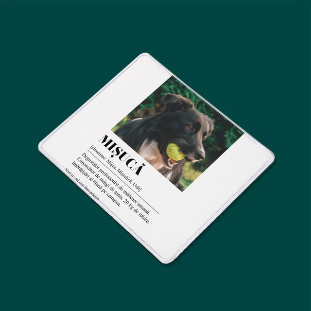 Fotografie Si Semnătură: Cățeluș Definiția - Mouse Pad
