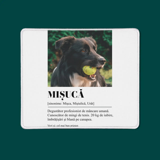 Fotografie Si Semnătură: Cățeluș Definiția - Mouse Pad