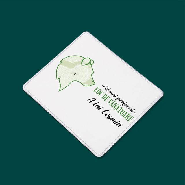 Harta Oraș: Cel Mai Preferat Loc De Vînătoare - Mouse Pad