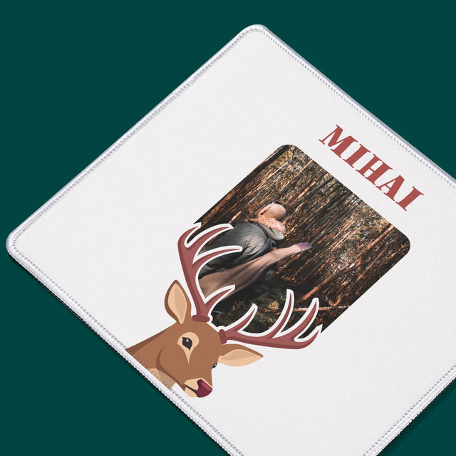 Fotografie Si Semnătură: Cerb - Mouse Pad