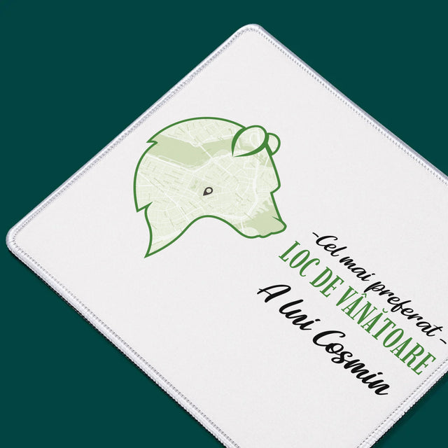 Harta Oraș: Cel Mai Preferat Loc De Vînătoare - Mouse Pad