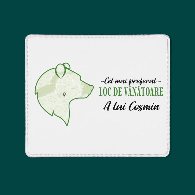 Harta Oraș: Cel Mai Preferat Loc De Vînătoare - Mouse Pad