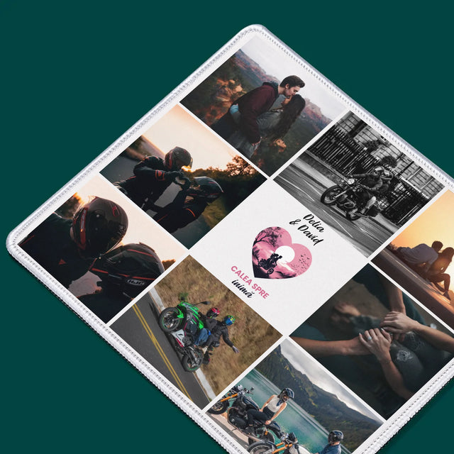 Colaj De Fotografii: Calea Spre Inimă - Mouse Pad