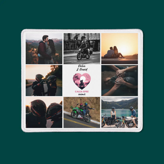 Colaj De Fotografii: Calea Spre Inimă - Mouse Pad