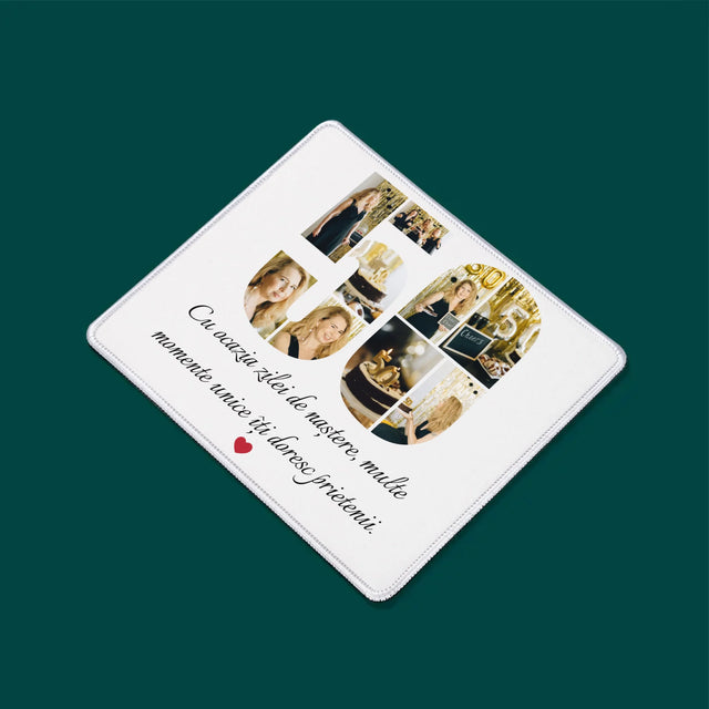Formă Din Fotografii: A 50 Zi De Naștere - Mouse Pad