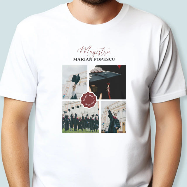 Colaj De Fotografii: Magistru - Tricou Pentru Bărbați