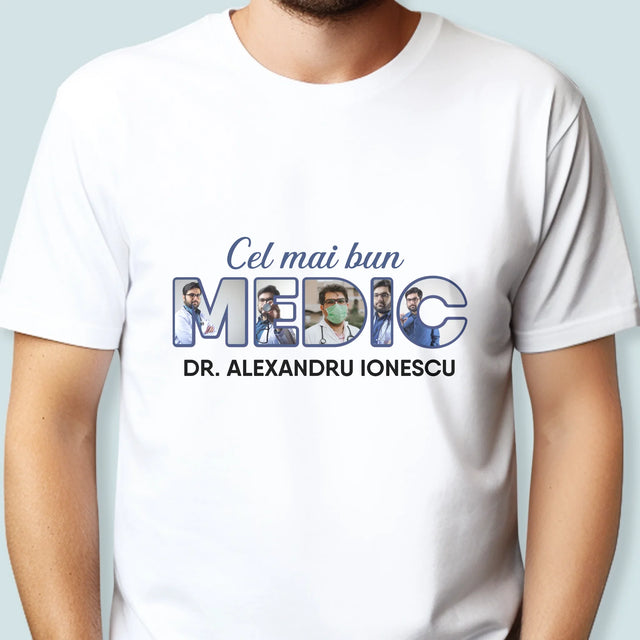 Cuvânt Din Fotografii: Cel Mai Bun Medic - Tricou Pentru Bărbați