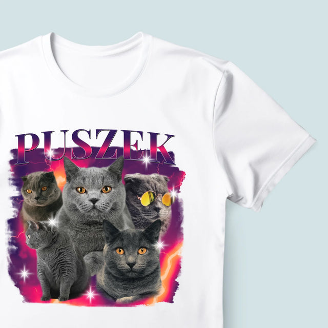 Personajul Tău: Bootleg Cu Pisicul Tău - Tricou Pentru Bărbați