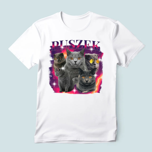 Personajul Tău: Bootleg Cu Pisicul Tău - Tricou Pentru Bărbați