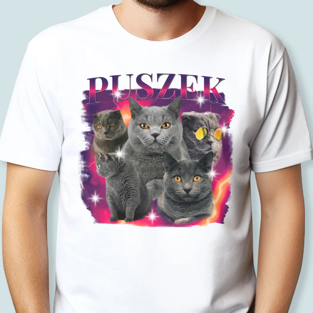 Personajul Tău: Bootleg Cu Pisicul Tău - Tricou Pentru Bărbați